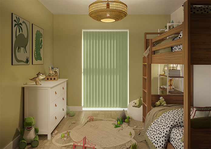 Trinity (Blackout), Soft Green - Vertical Blind - Image 9